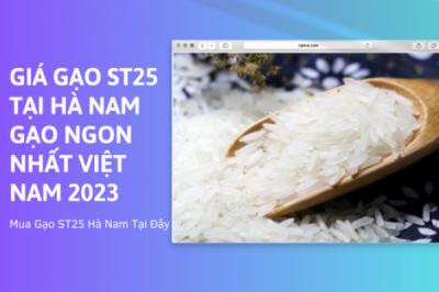 Giá Gạo St25 Tại Hà Nam - Gạo Ngon Nhất Việt Nam 2023 | Mua Gạo ST25 Hà Nam Tại Đây
